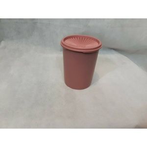Vintage Tupperware Pink Servalier Canister 811